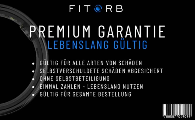 Fitorb-Lebenslang-Garantie